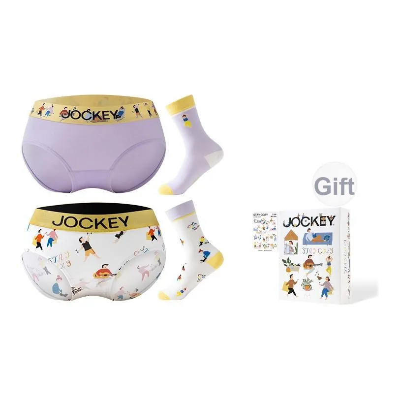 JOCKEY x BERRY AKTUGLU Underwear Gift Boxes Women's Purple