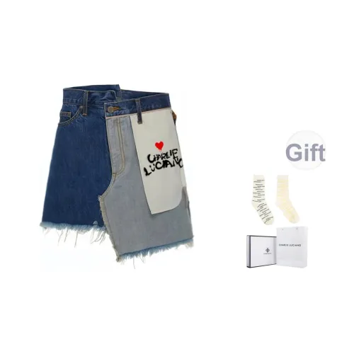 Charlie Luciano Джинсовое платье Женское Синее