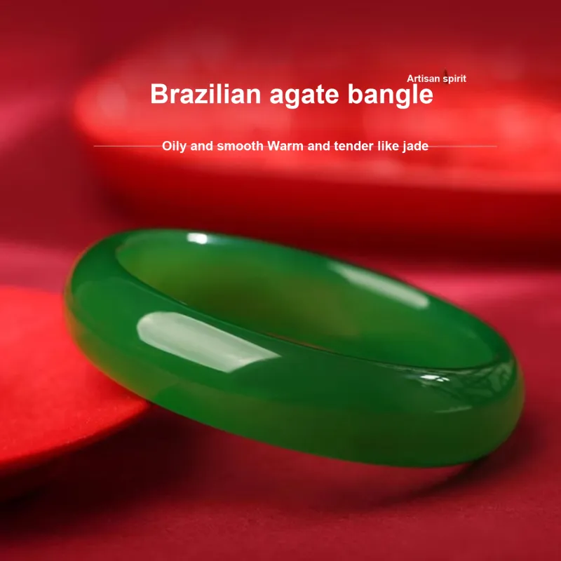 EADDA JEWELRY Natural Agate Bangles Unisex-1