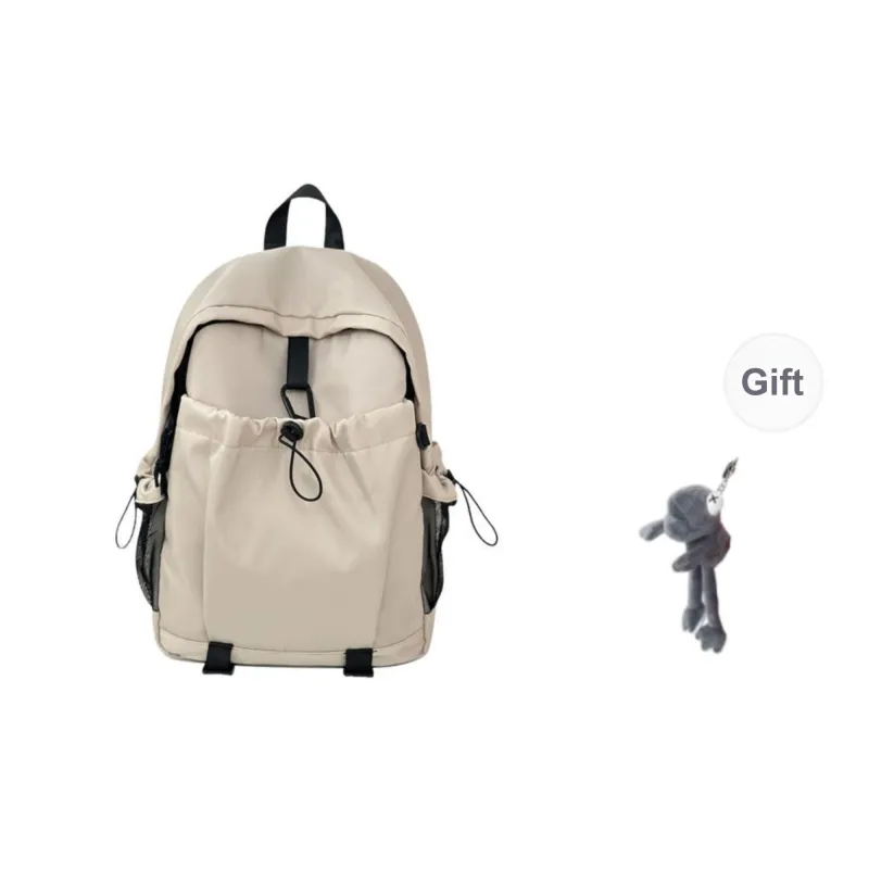 BRABOSTON Nylon Backpack Regular Unisex Gray/Black/Orange/Khaki-18