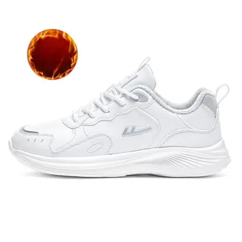 Warrior Lightweight Low Top Casual Running Shoes Unisex White Gray