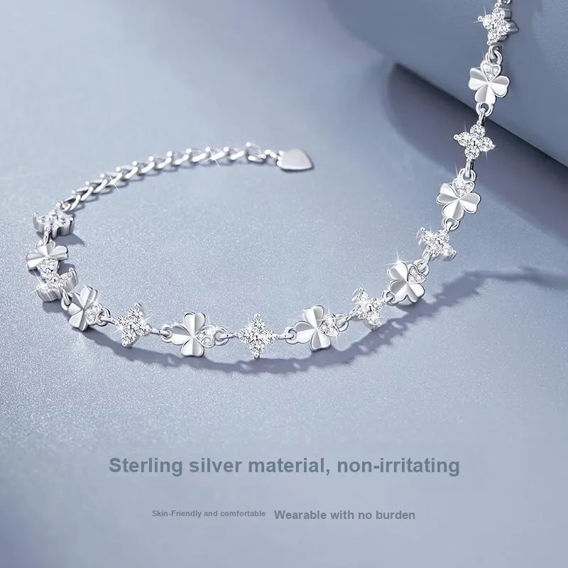 MOVER S999 Fine Silver Bracelets Women's-2