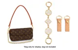 White Large Four-Leaf Clover Extender Chain 17cm+Abrasion-Resistant Buckle 1 Pair