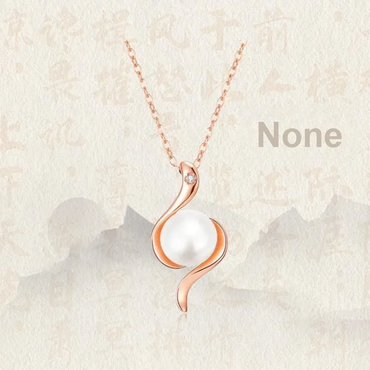 Chongqing Gold Store S925 Silver Necklaces Women's-4