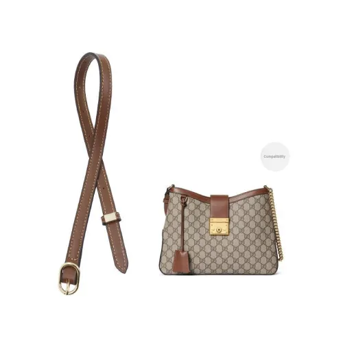 YUESIHUI Cow Leather Bag Shoulder Strap Women's Brown