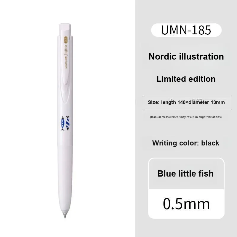 Uni Mitsubishi Unisex Pen UMN185NCK Push Button Pen-5