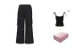 Black (Includes Bowknot Embroidery Camisole+Box)
