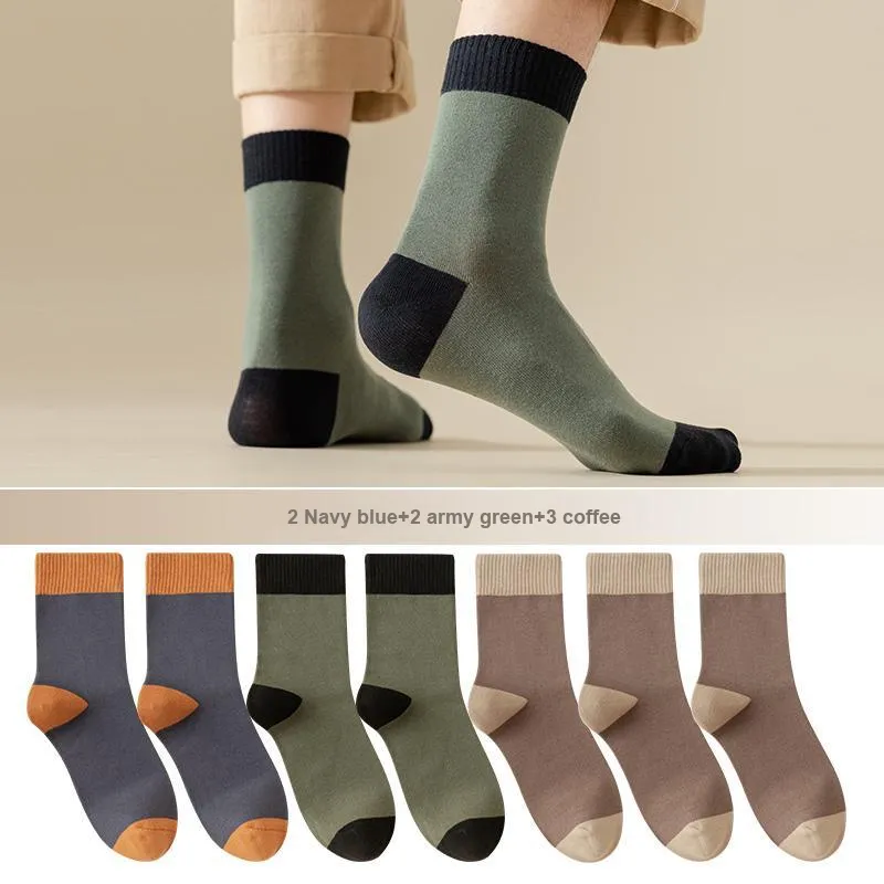 Lan Miao Mid Calf Socks Men's 7 Pack-5