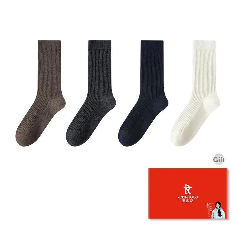 ROBINHOOD Mid Calf Socks Women's Box 4 Pack-5