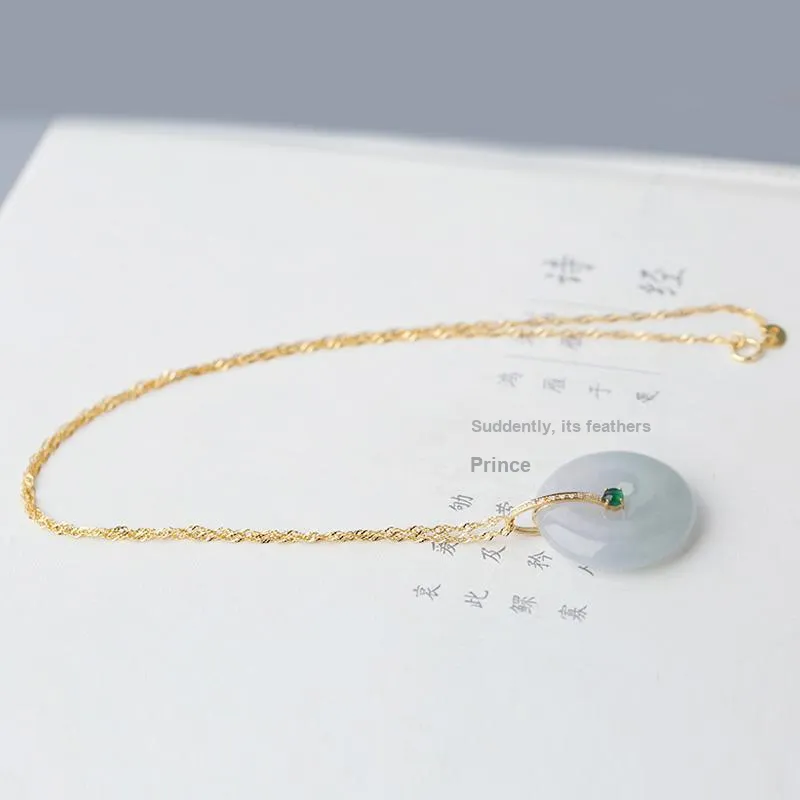 Jade Said Glutinous Jade Jadeite Pendants Women's-1