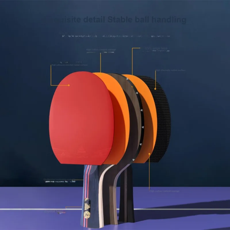 PEAK Ping Pong Paddles Unisex Poplar Black Red-2