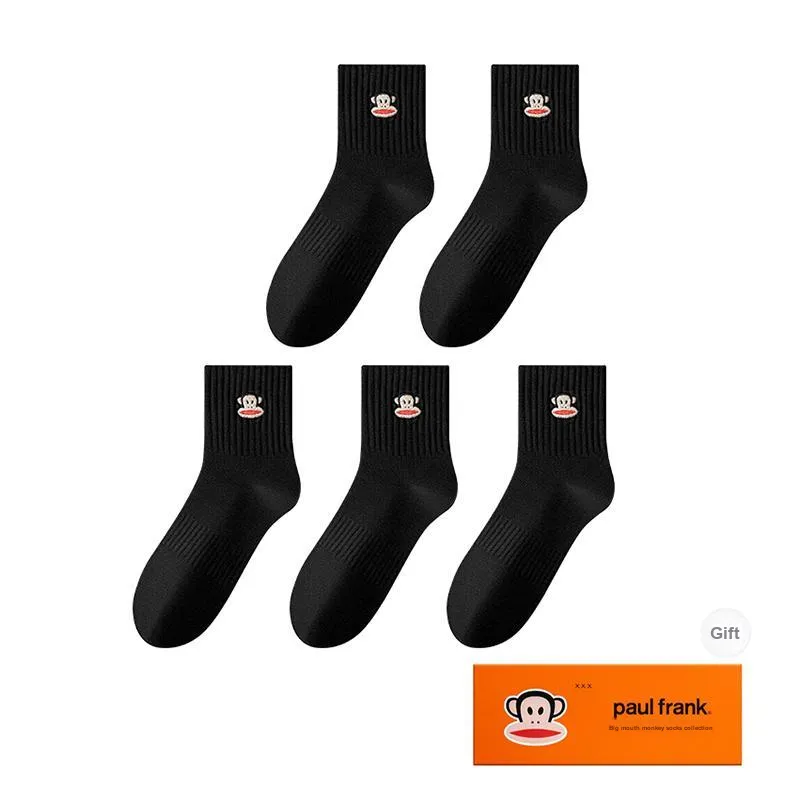 PAUL FRANK Mid Calf Socks Men's Box 5 Pack-49