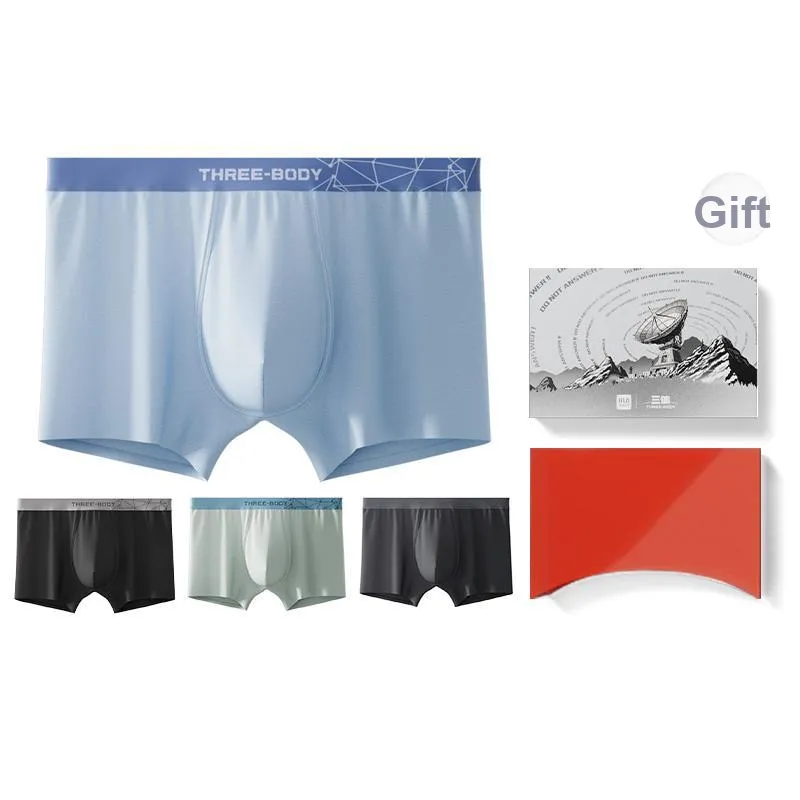 HLA x THREE BODY Underpants Men's Box 4 Pack