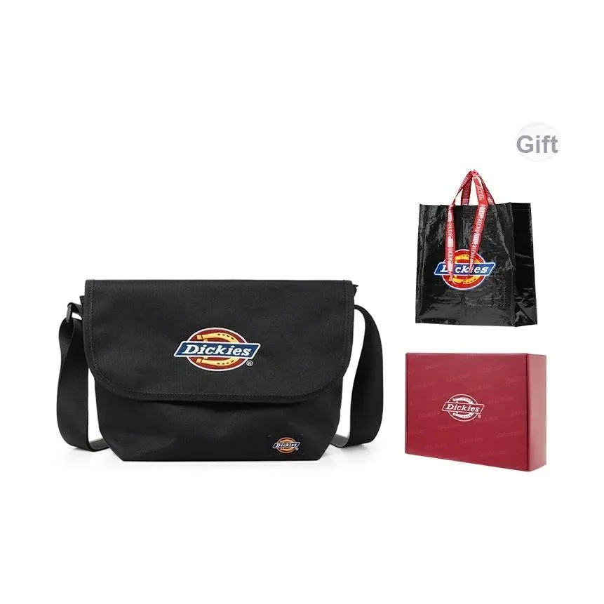 Dickies Полиэстер Messenger Сумка через плечо Стандартная Унисекс Черный Хаки Экрю Серый Белый