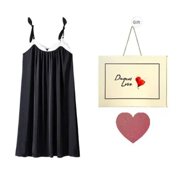DAMOS·LOVE Nightgown Summer Women's Gift Box Set Black