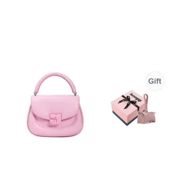 KUNOGIGI Pig Pack Series Cow Leather Gigi Bag, Saddle Bag, Handbag, Crossbody Bag Medium Size Women's Multicolor