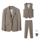 Tea Gray Three-Piece Set