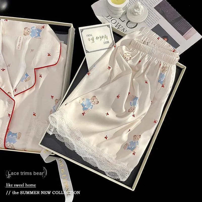 WANANNI Pajama Set Women's White-5