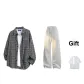Black+White Heather Gray Pants (Includes 1 White T-Shirt)