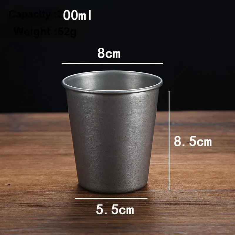 TANLU Outdoor Water Equipment Water Container 200ml 680ml Camping And Barbecue Stainless Steel-3