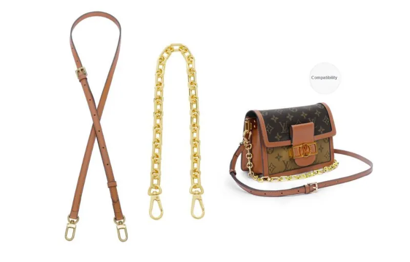GUYI Cow Leather Bag Accessories Women's Caramel-3