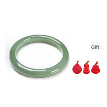 MUGONGZI Colored Glaze Jade Bangles Women's