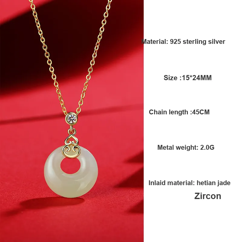 Royal Heaven's Choice Hetian Jade Pendants White Jade/Pale Greenish White Jade Women's-5