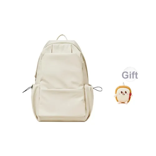 BOSTANTEN Ткань Рюкзак Унисекс Экрю