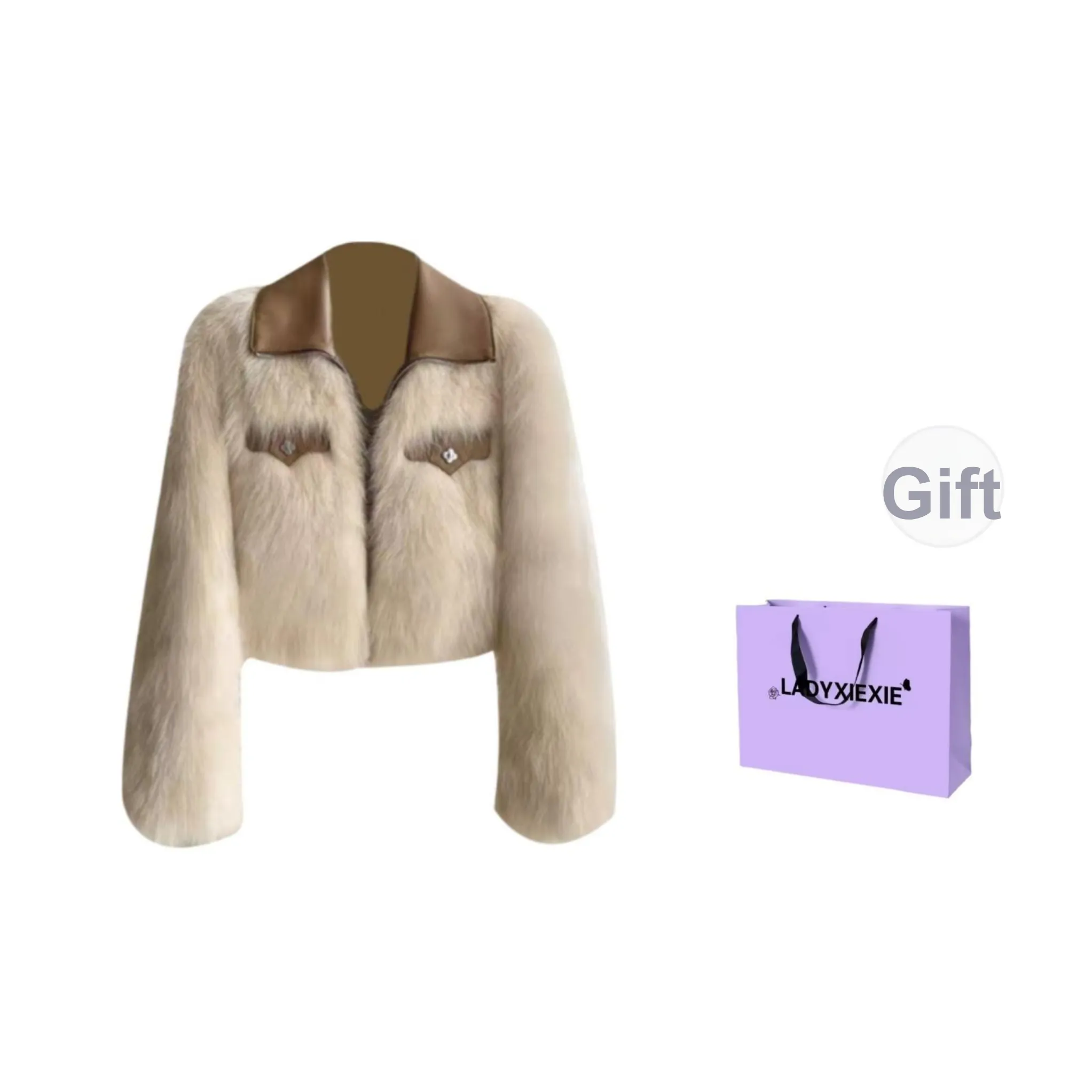 LADYXIEXIE Бархат Feel Пальто Женское