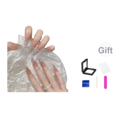 XNTX Nail Патч False Nail Овал Розовые оттенки Smudge Coquette