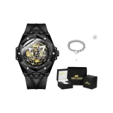 Black Case Black Strap (Bracelet+Box)