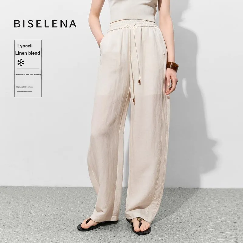 Bethine Casual Pants Women's Ecru-4