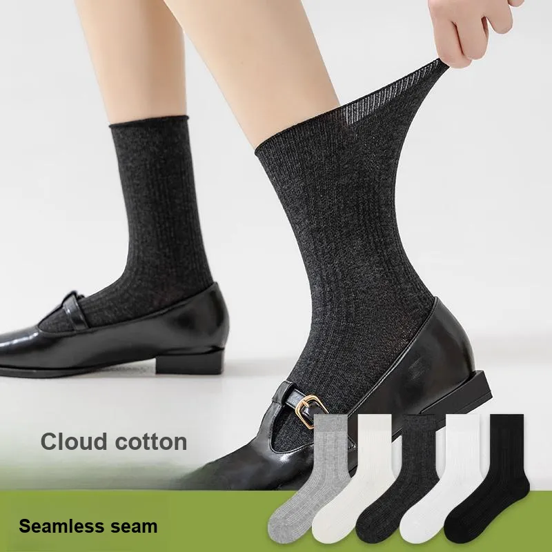 Top Melon Mid Calf Socks Women's Combo Set-37
