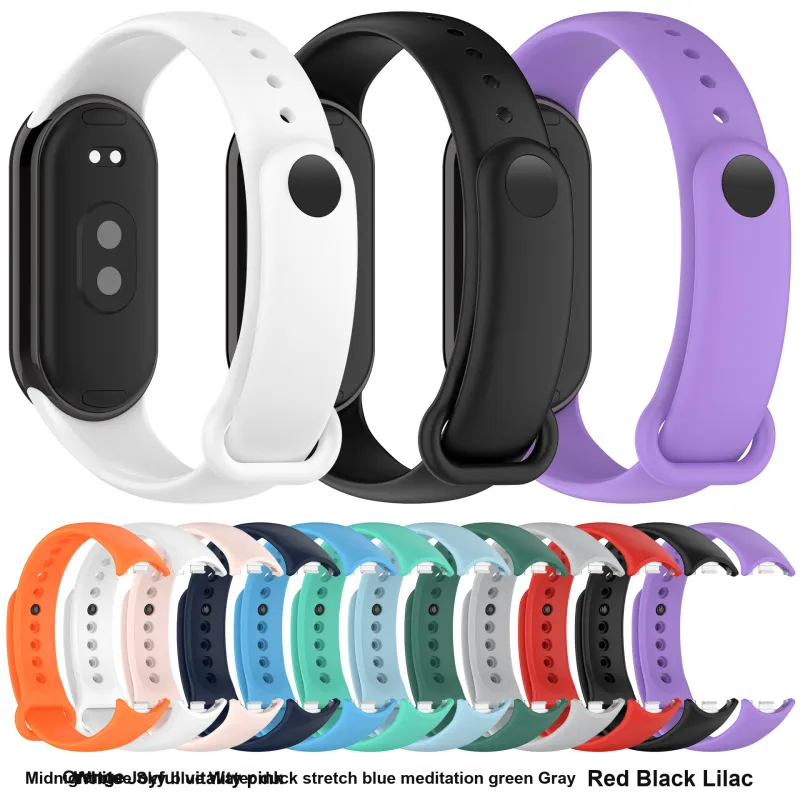 STEWPIGO Xiaomi Compatibility Watch Band 219mm Silicone Material-4
