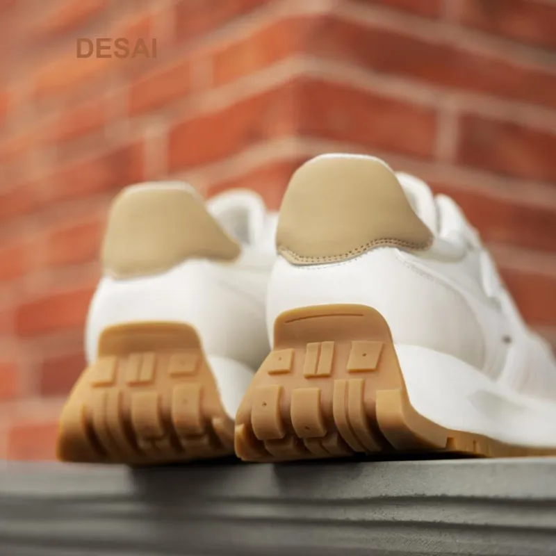Desai Anti Slip Wear Resistant Low Top Chunky Sneakers Men's-7