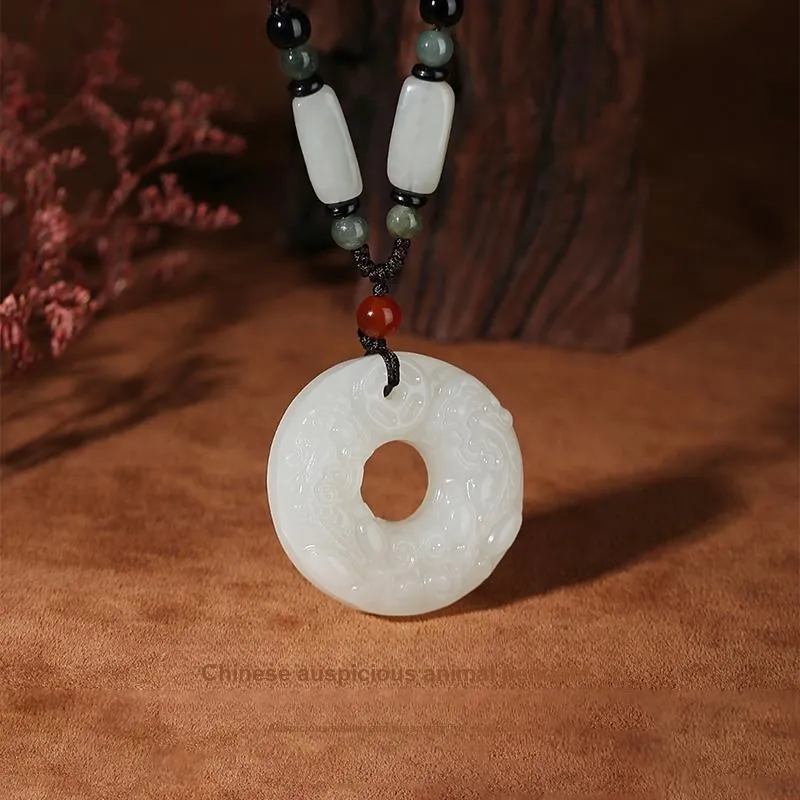 VANA Chalcedony Necklace Length Adjustable Men's-1