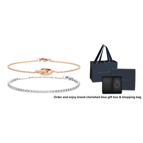 DW/DanielWellington Bracelets Unisex Starlight Silver & Rose Gold