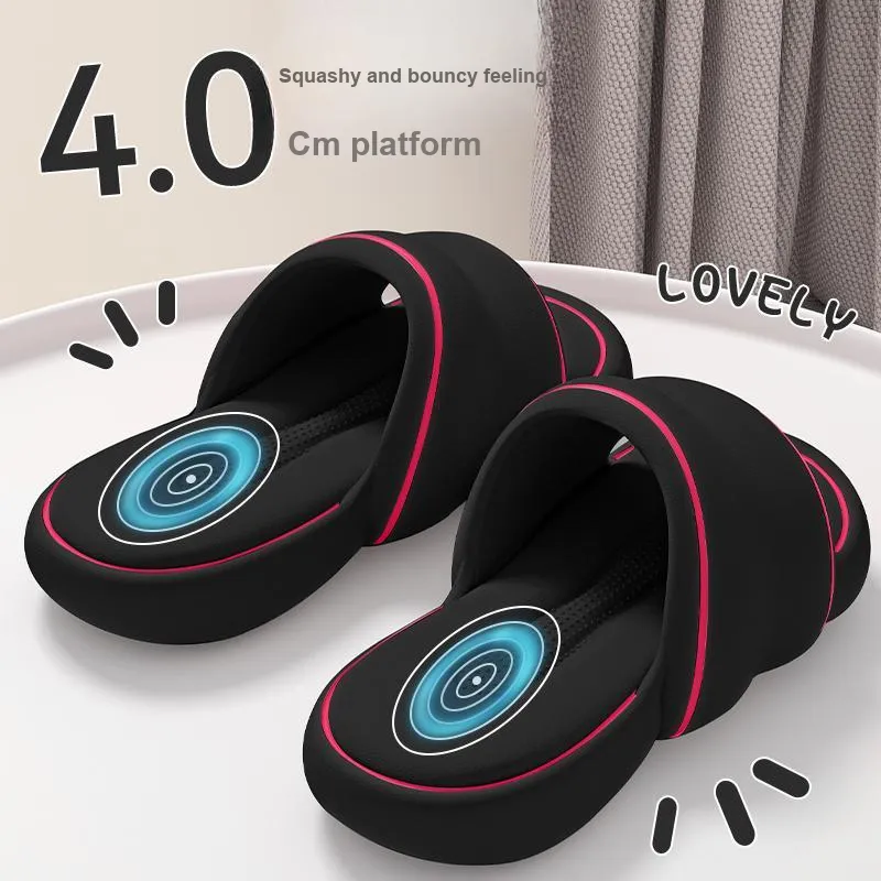 LUNNIFEIYA EVA Squashy And Bouncy Feeling Quiet Slippers For Summer Home Indoor Bathroom Bathing Slip Resistant-1