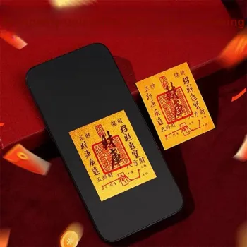 JOLLY NOTE Princess Prosperity And Fortune Stickers Commemoration Collection Pendants Unisex Good Luck