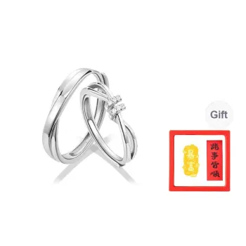 Chongqing Gold Store 999 Fine Silver Rings Unisex