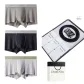 [9058 Genuine Leather Belt]Seamless Modal[Dusty Gray+Ink Black+Light Gray]3 Pack Gift Box Set