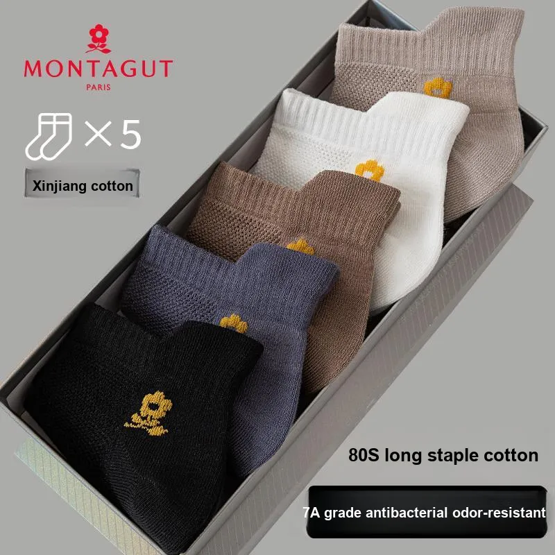 Montagut Mid Calf Socks Men's 5 Pack-3
