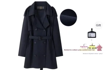 Tokyo Season Trench Coat Women's Navy Blue