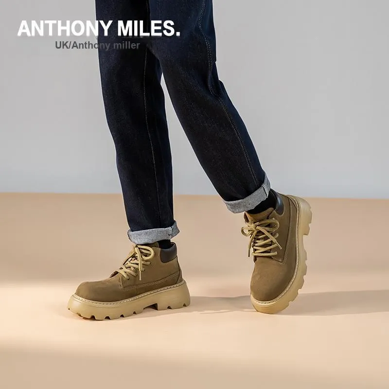 Anthony Miles Ankle Boots Men's Brown-6