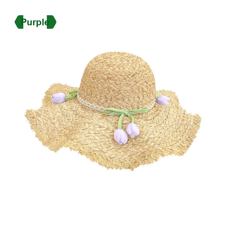 Mulinsen Straw Woven Bucket Hats Unisex-3