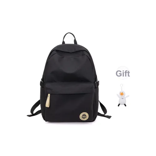 TAKI Nylon Универсальный Большой Объем Студенческий Учебный Рюкзак Стандартный Унисекс Черный Белый Хаки