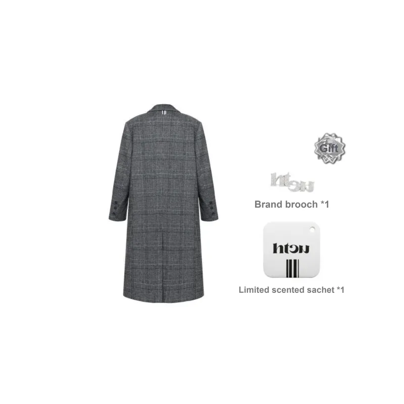 HTCU Coats Women's Plaid-1