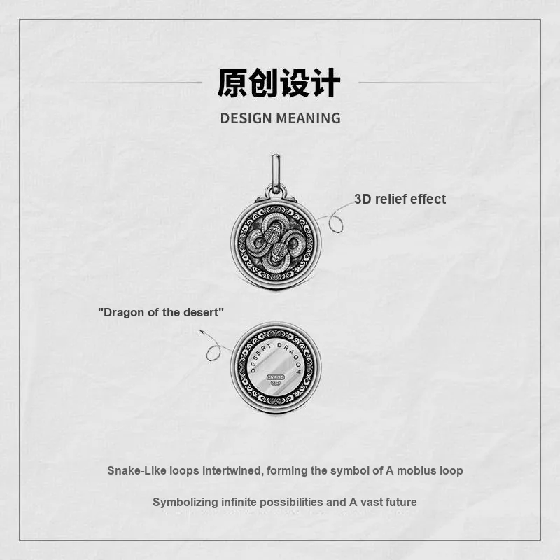 MYSH 925 Sterling Silver Necklaces Men's-11