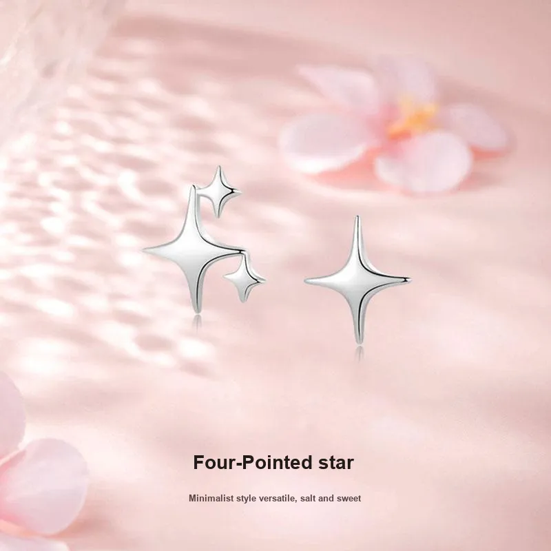 TRUE ME Alloy Stud Earrings Unisex-1