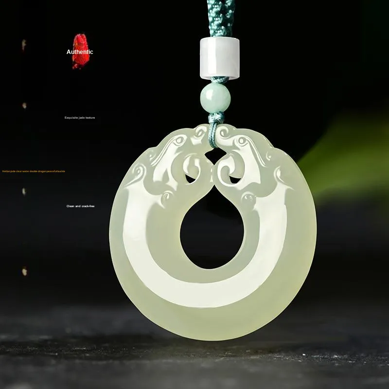 KUNYUYAO Pendants Pale Greenish White Jade Unisex-28